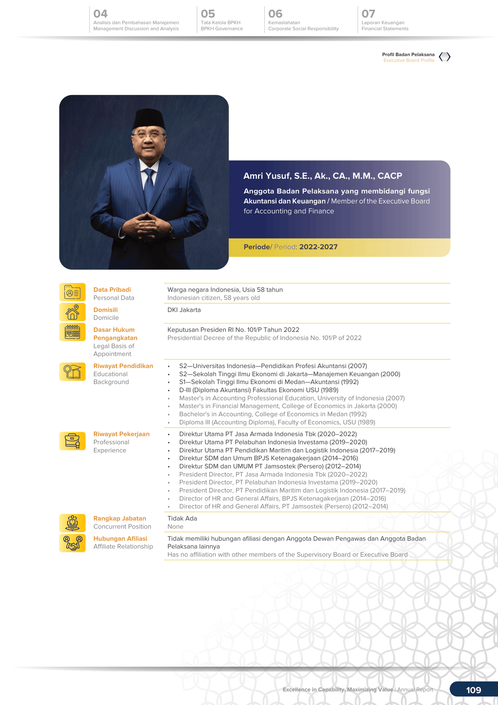 Biodata Amri Yusuf - Halaman 1