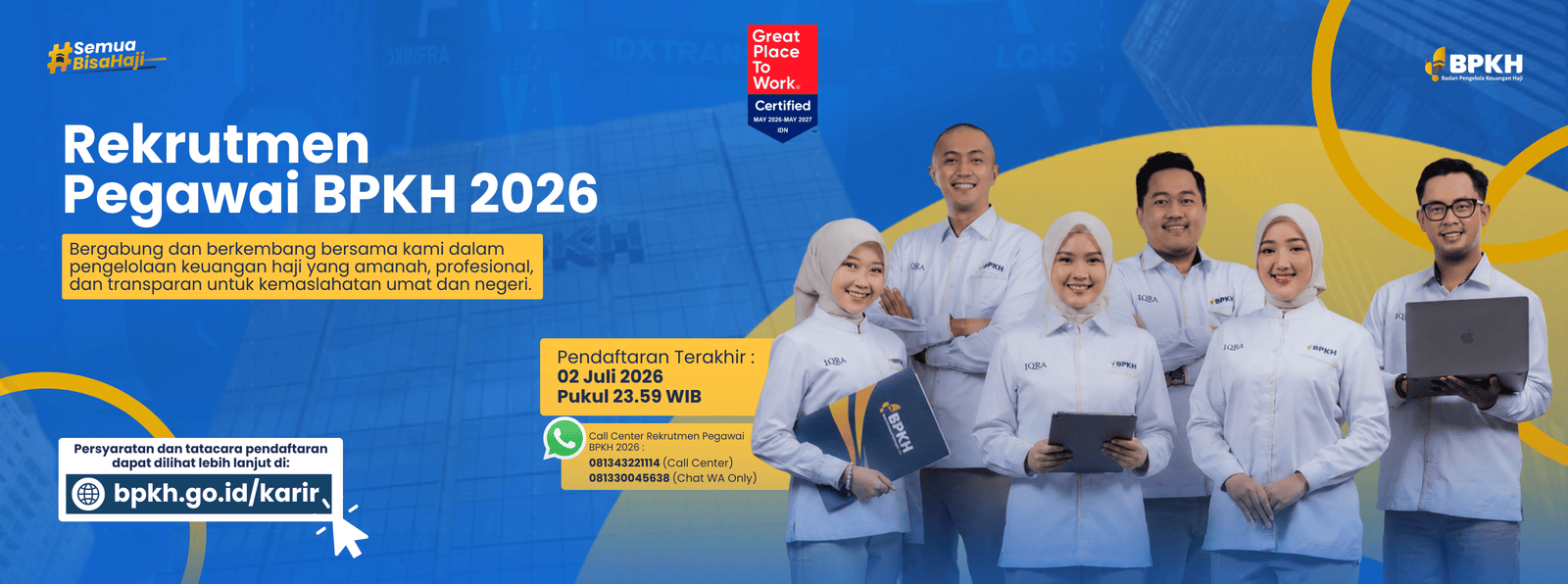 Rekrutmen Pegawai BPKH 2026