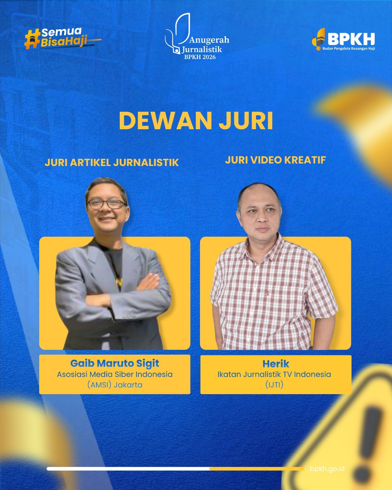 Anugerah Jurnalistik BPKH 2026 - Slide 2