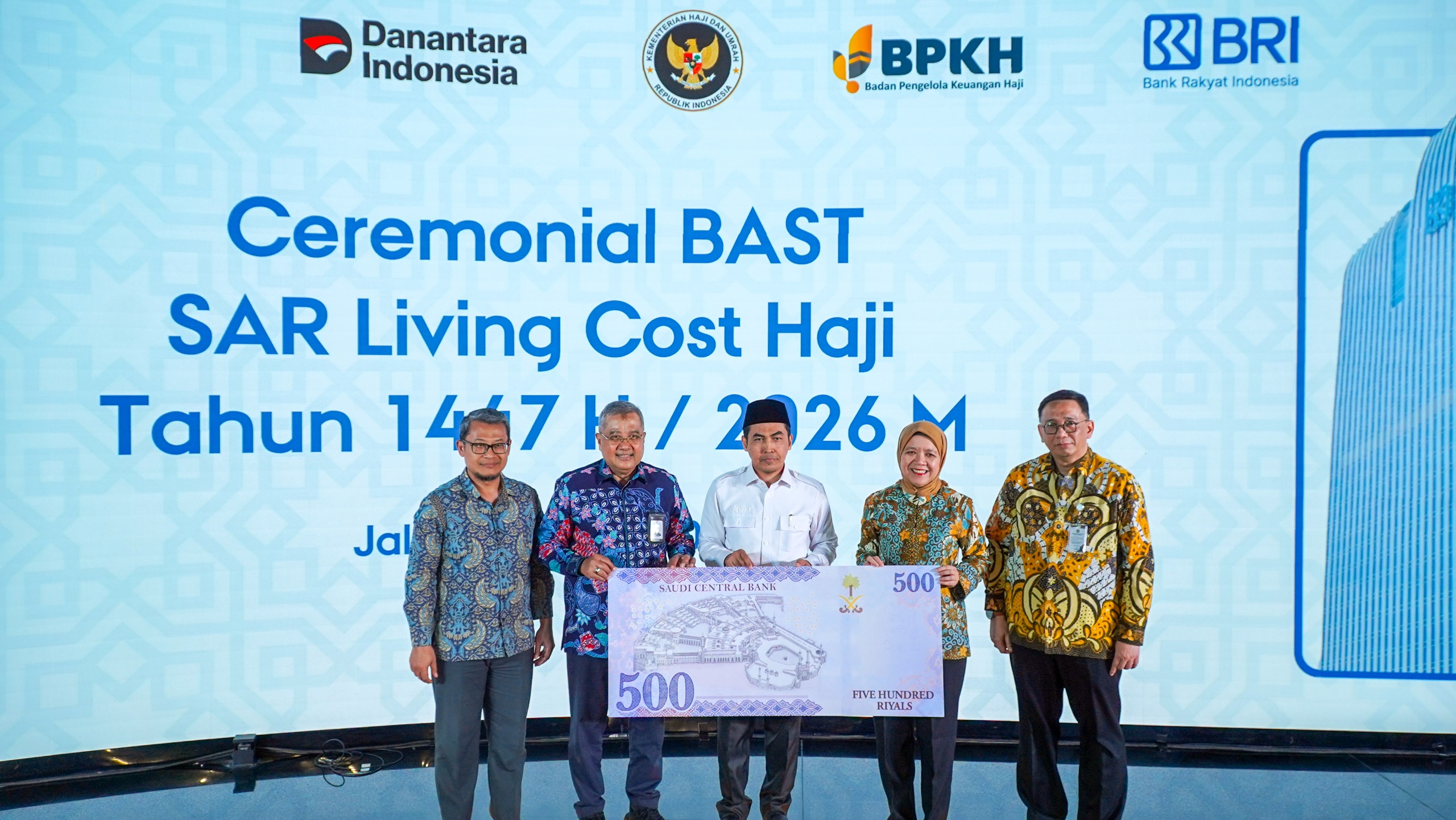 BPKH Siapkan SAR 152,4 Juta Banknotes untuk Living Cost Jemaah Haji 1447 H/2026 M