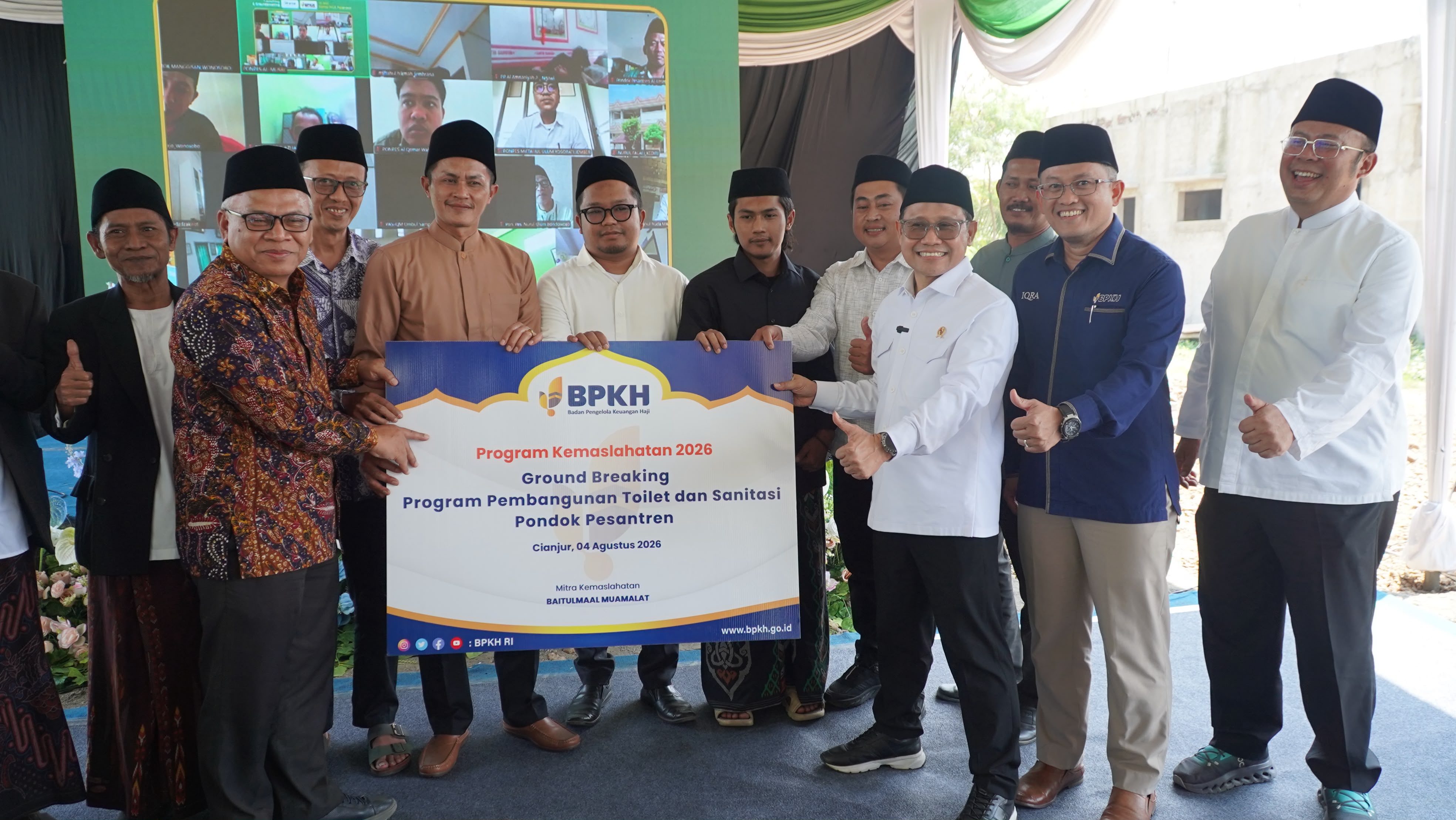 BPKH Dukung Program 10.000 MCK Pesantren, Perkuat Akses Sanitasi Layak bagi Santri
