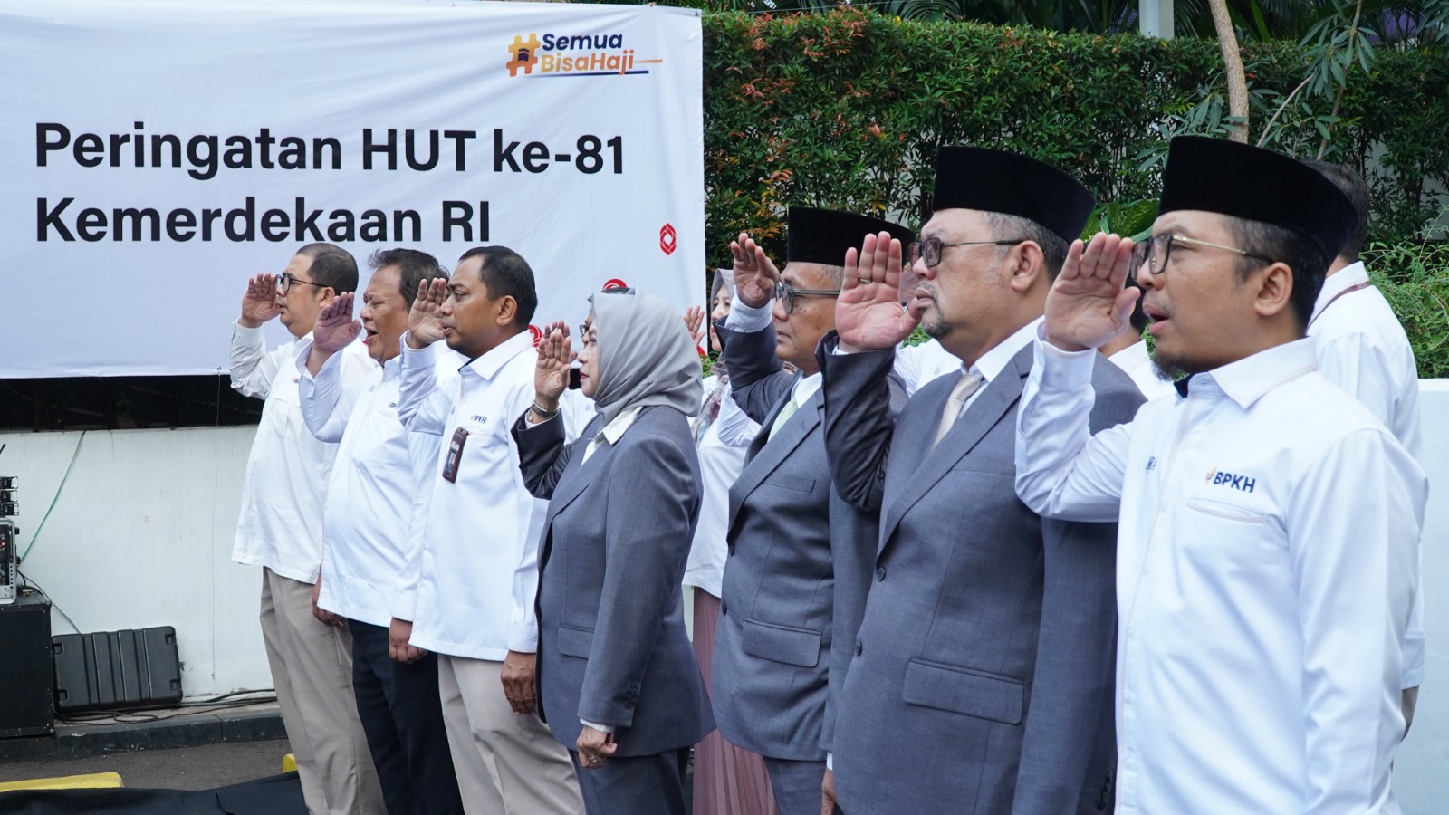Upacara HUT ke-81 RI