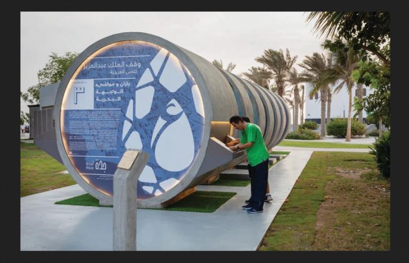 Kini Jeddah Miliki Stasiun Air Minum dan Wudhu Baru