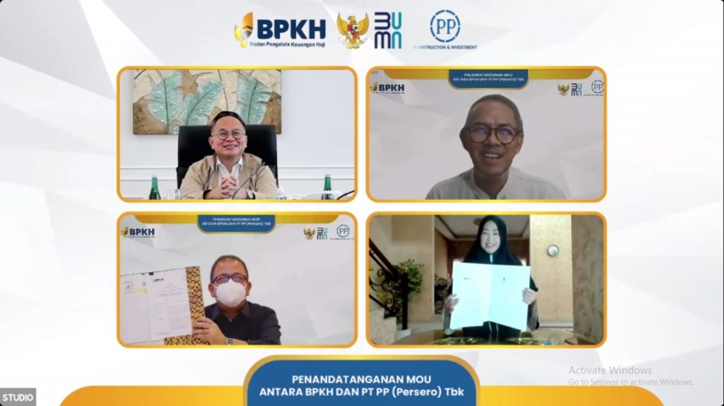 Bidik Proyek Rumah Indonesia di Mekkah BPKH dan PTPP tandatangani MoU